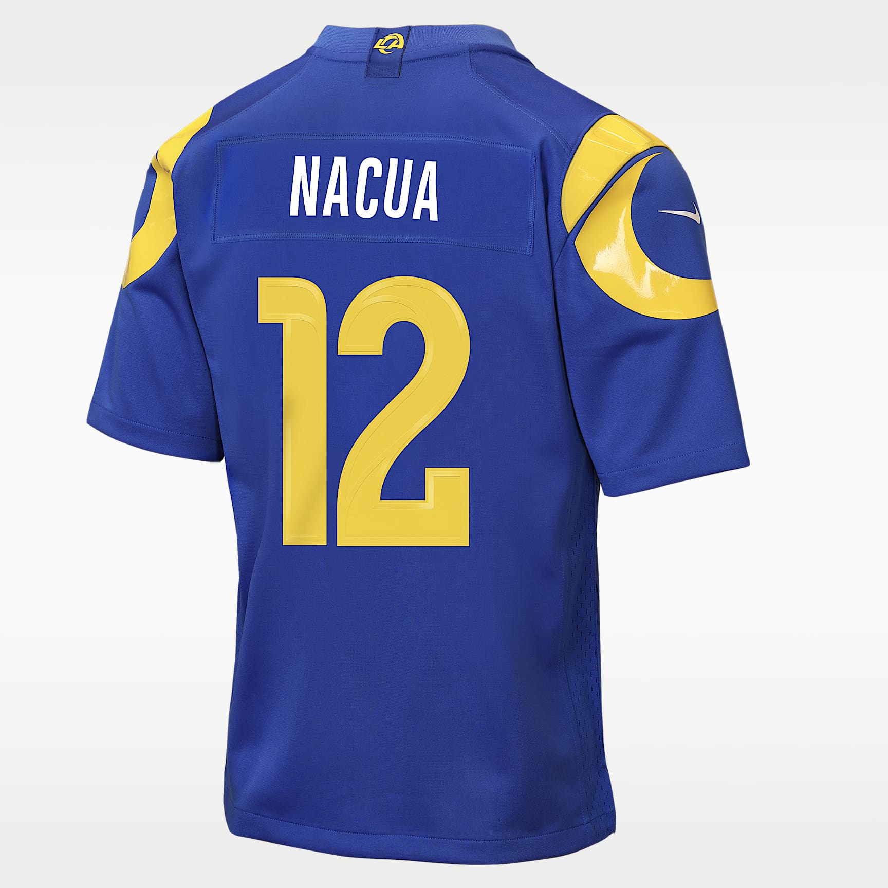 Jersey Nike de la NFL Game para niños talla grande Puka Nacua Los Angeles Rams – Royal – vista 2
