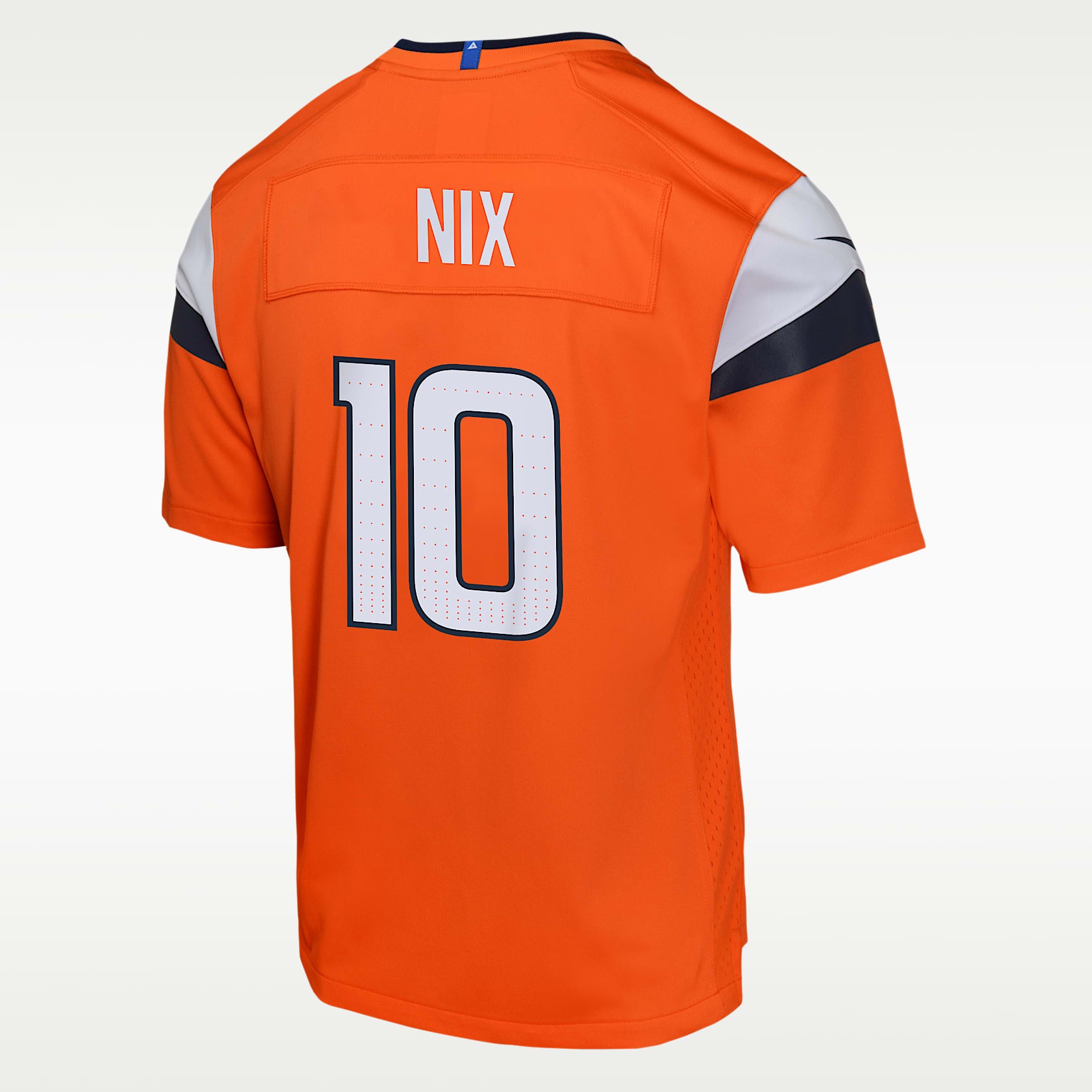 Jersey Nike de la NFL Game para niños talla grande Bo Nix Denver Broncos – Naranja – vista 2