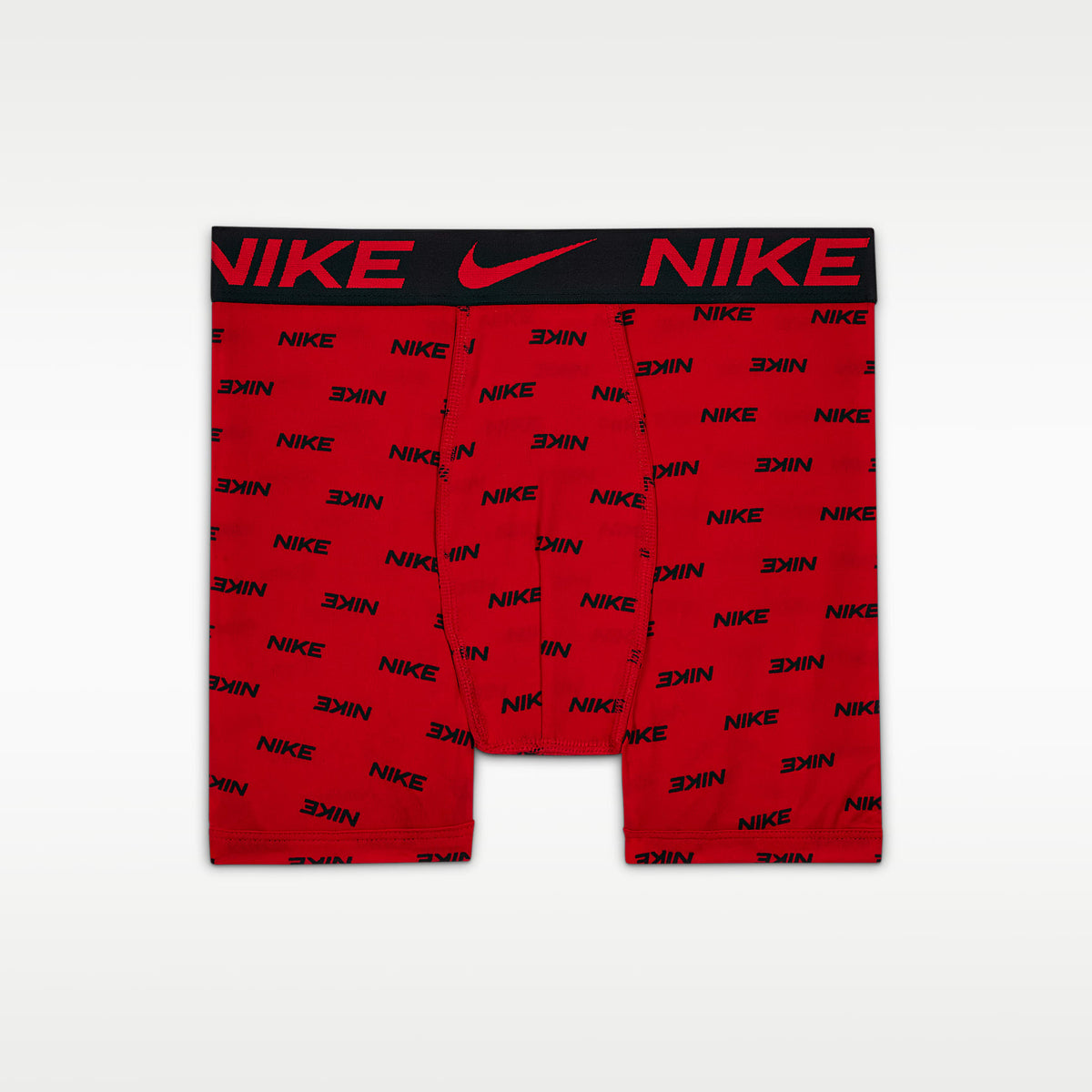 Ropa interior masculina Dri-FIT con microestampado para niños talla grande (paquete de 3) Nike – Multicolor/Rojo universitario – vista 2