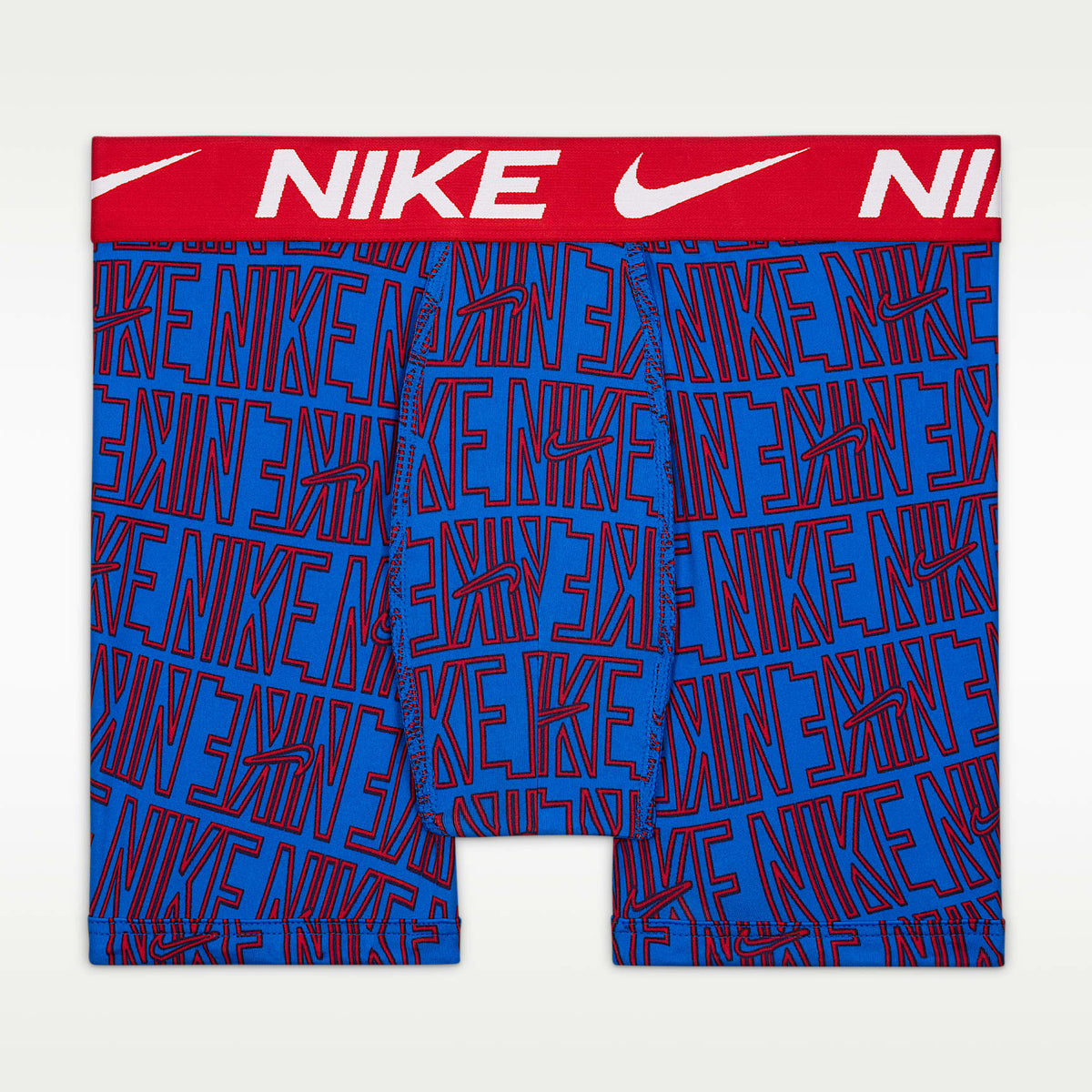 Ropa interior masculina Dri-FIT con microestampado para niños talla grande (paquete de 3) Nike – Rojo universitario – vista 2