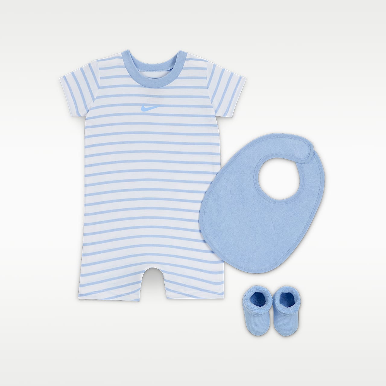 Conjunto 3 Piezas Nike Romper and Terry para Bebé