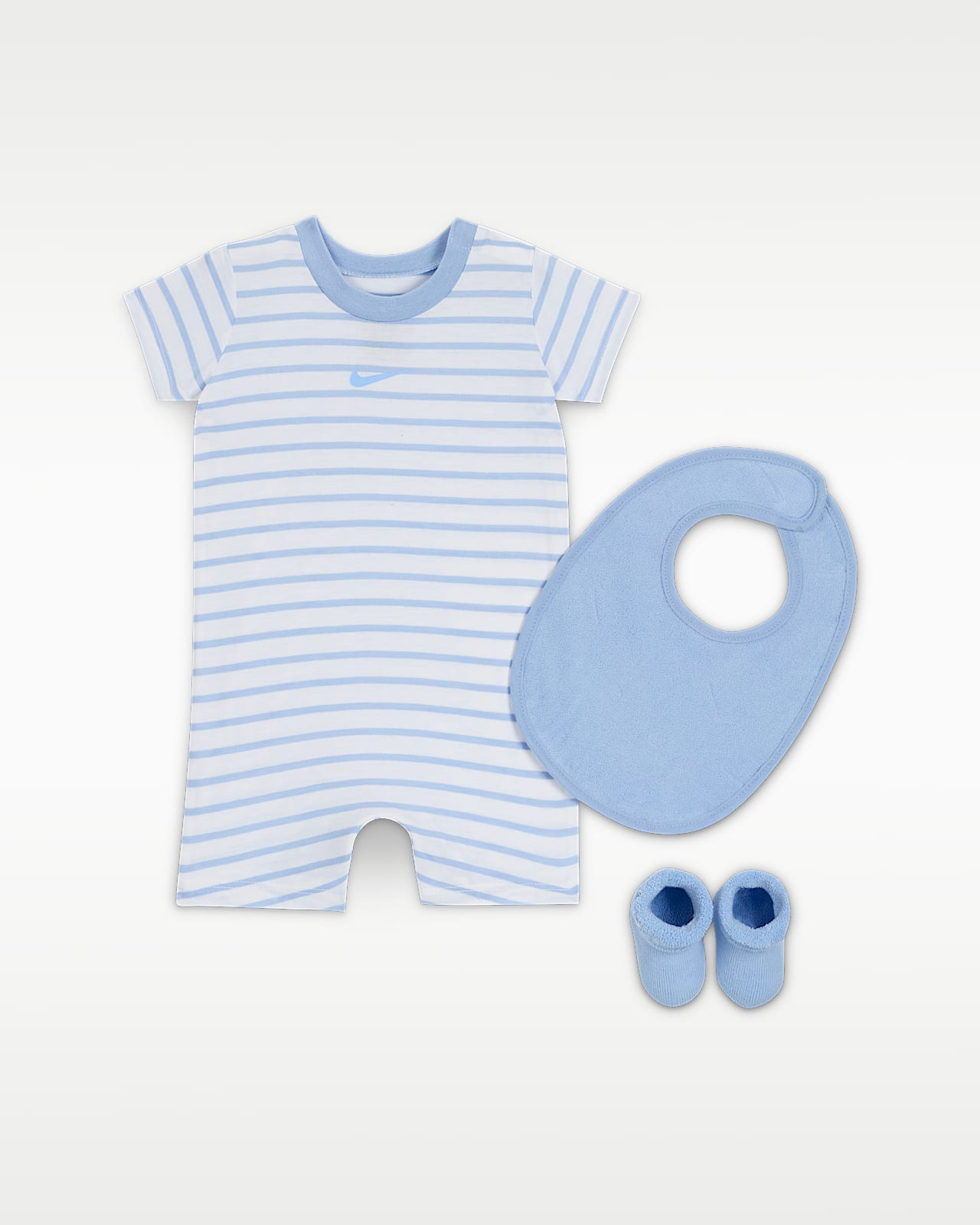 Conjunto 3 Piezas Nike Romper and Terry para Bebé