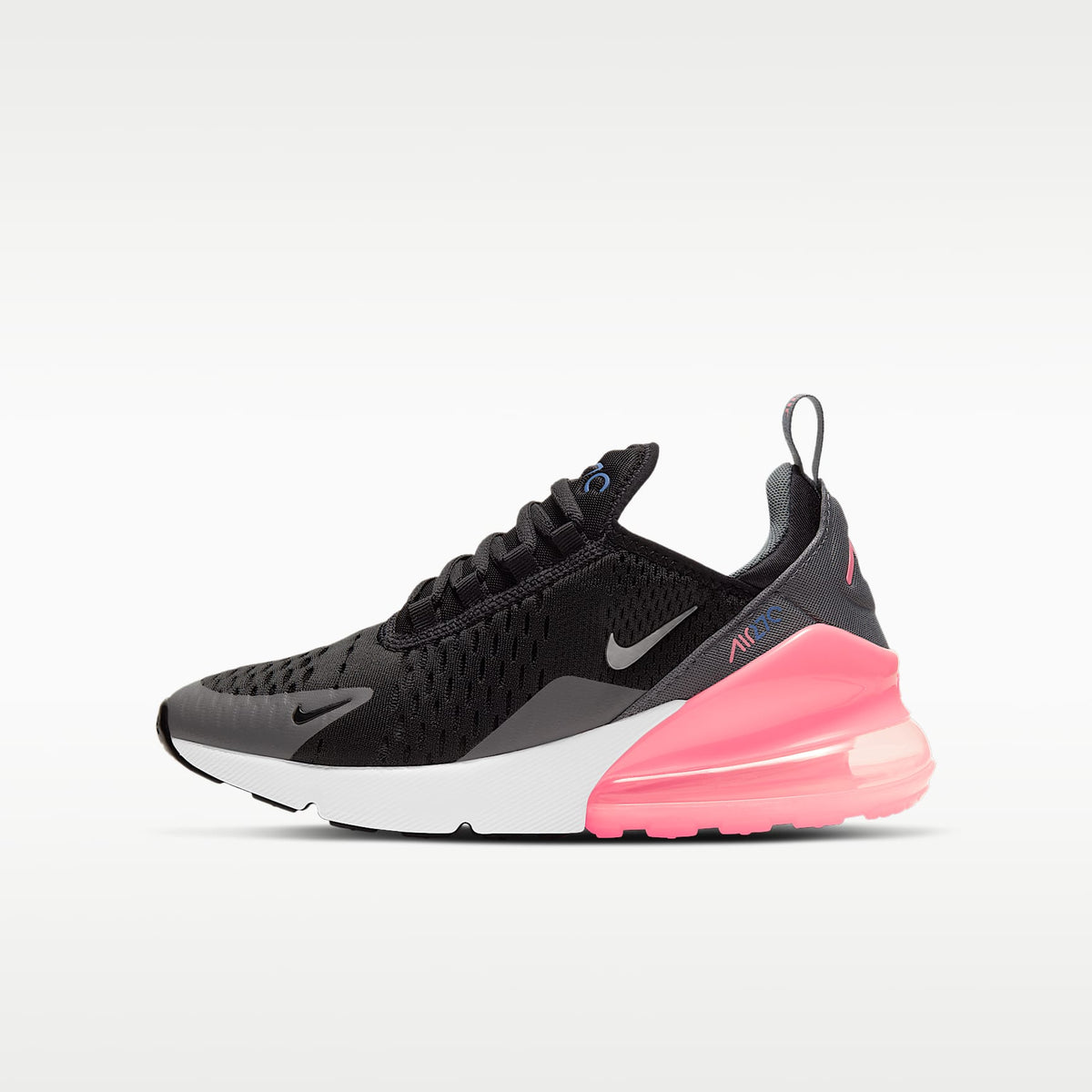 Nike Air Max 270 – Negro/Gris humo/Puesta de sol pulso/Plata metalizado – vista 1