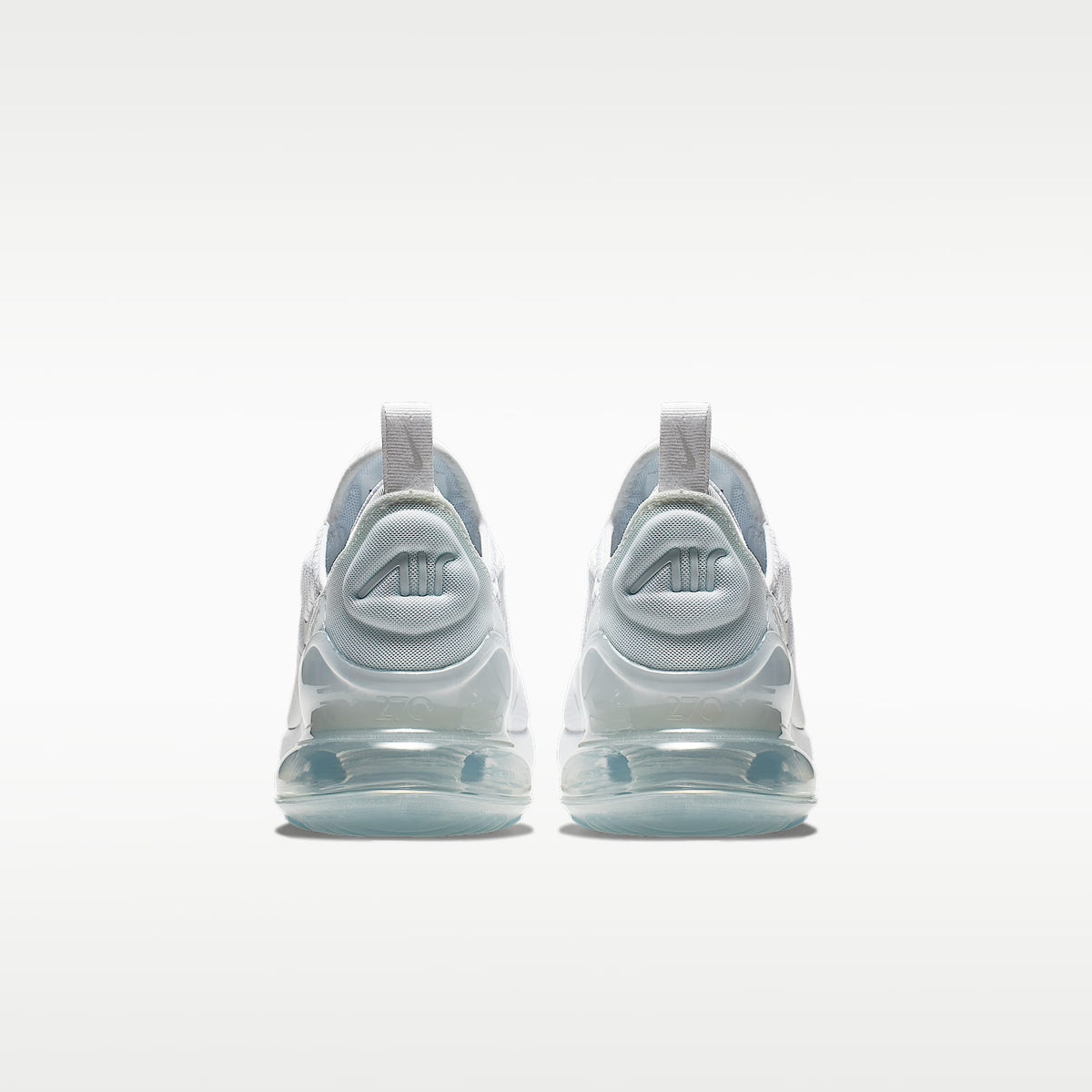 Nike Air Max 270 – Blanco/Plata metalizado/Blanco – vista 4