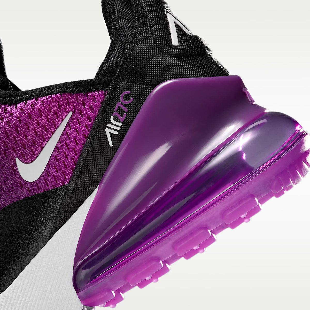Nike Air Max 270 – Negro/Morado vivo/Blanco – vista 8