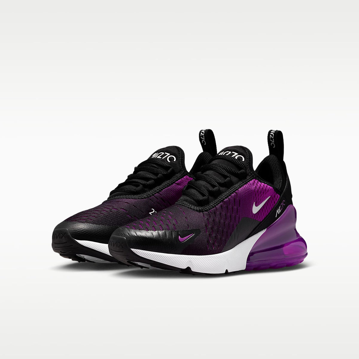 Nike Air Max 270 – Negro/Morado vivo/Blanco – vista 5