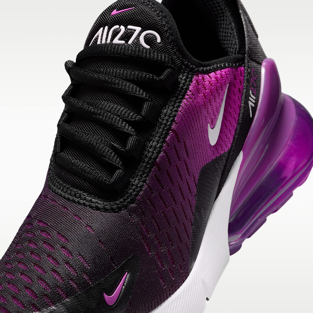 Nike Air Max 270 – Negro/Morado vivo/Blanco – vista 7