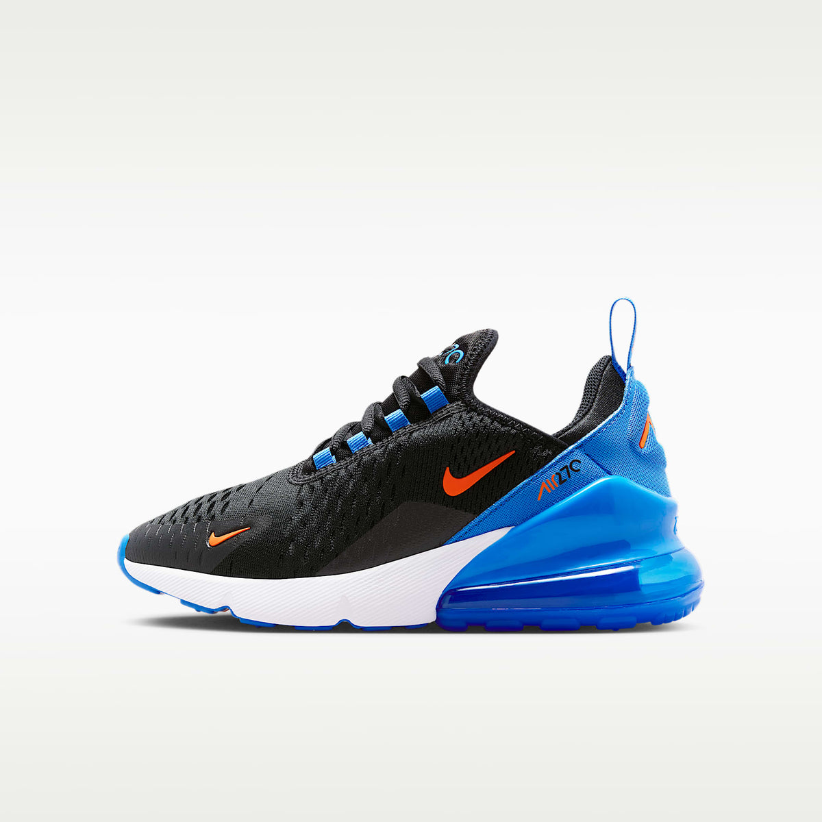 Nike Air Max 270 – Negro/Azul cristal/Blanco/Naranja césped – vista 1