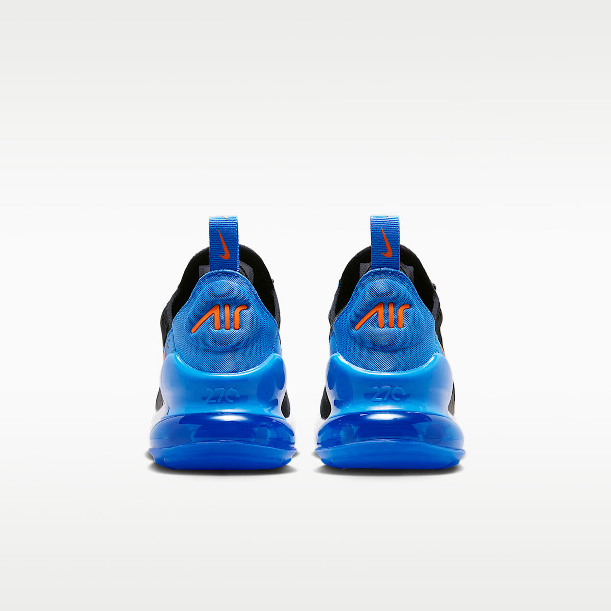 Nike Air Max 270 – Negro/Azul cristal/Blanco/Naranja césped – vista 6
