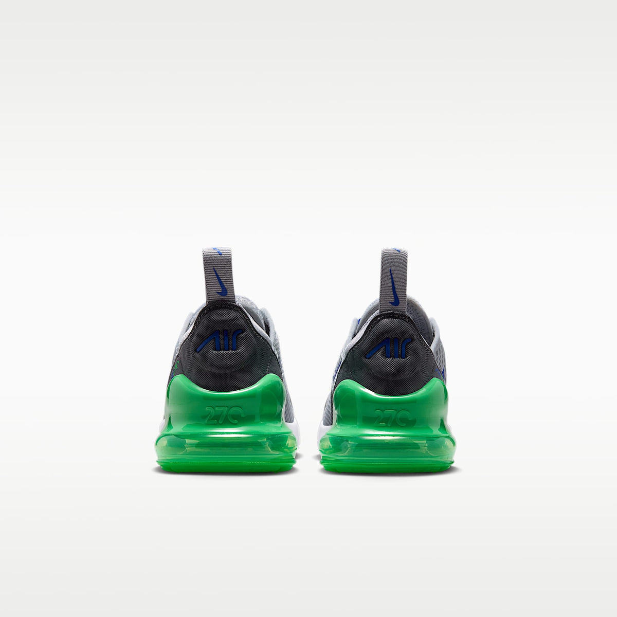 Nike Air Max 270 – Gris lobo/Gris humo/Verde chispa/Azul carrera – vista 6