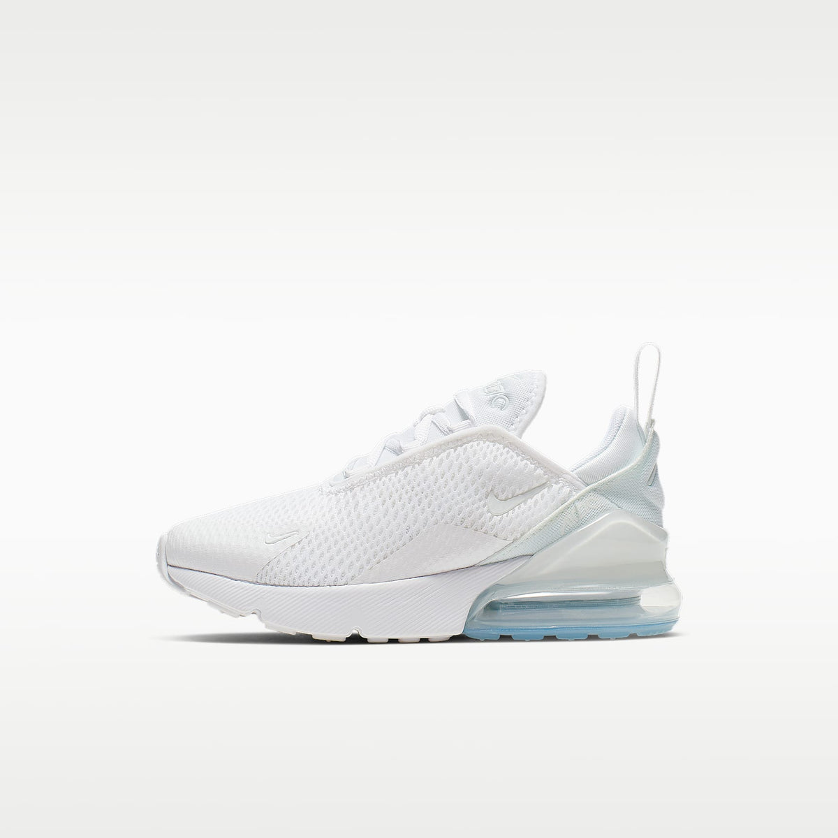 Nike Air Max 270 – Blanco/Plata metalizado/Blanco – vista 1