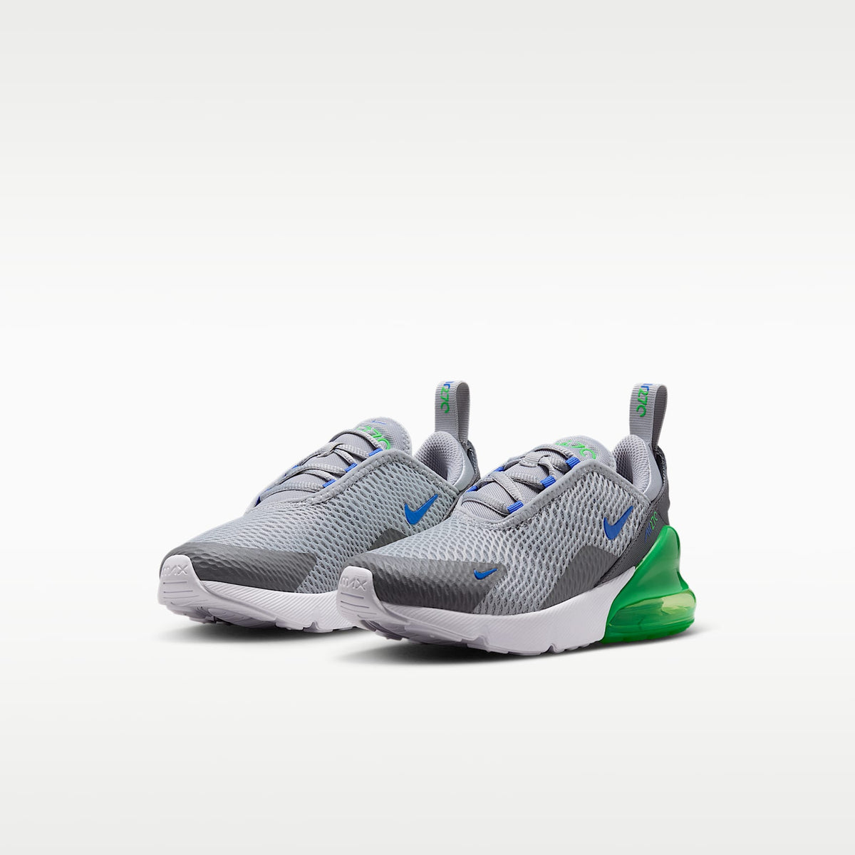 Nike Air Max 270 – Gris lobo/Gris humo/Verde chispa/Azul carrera – vista 5