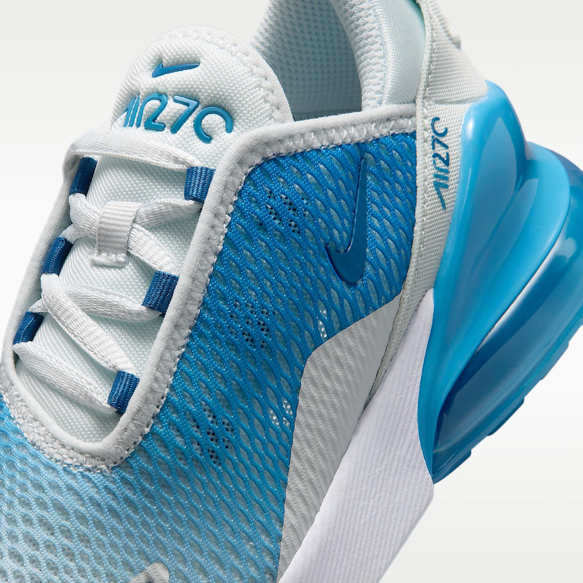 Nike Air Max 270 – Blanco cáscara de huevo/Azul holandés/Azul cancha – vista 7