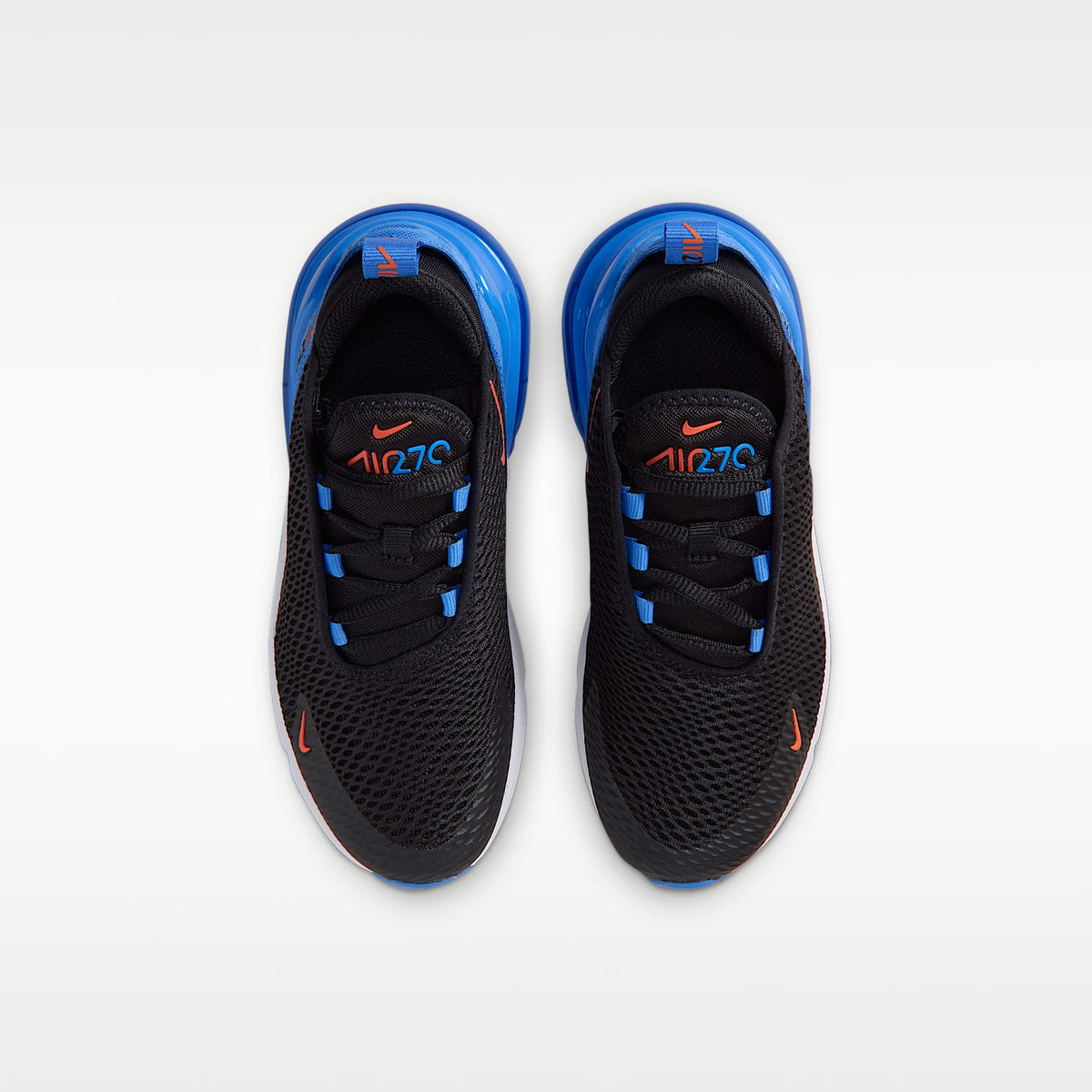 Nike Air Max 270 – Negro/Azul cristal/Blanco/Naranja césped – vista 4