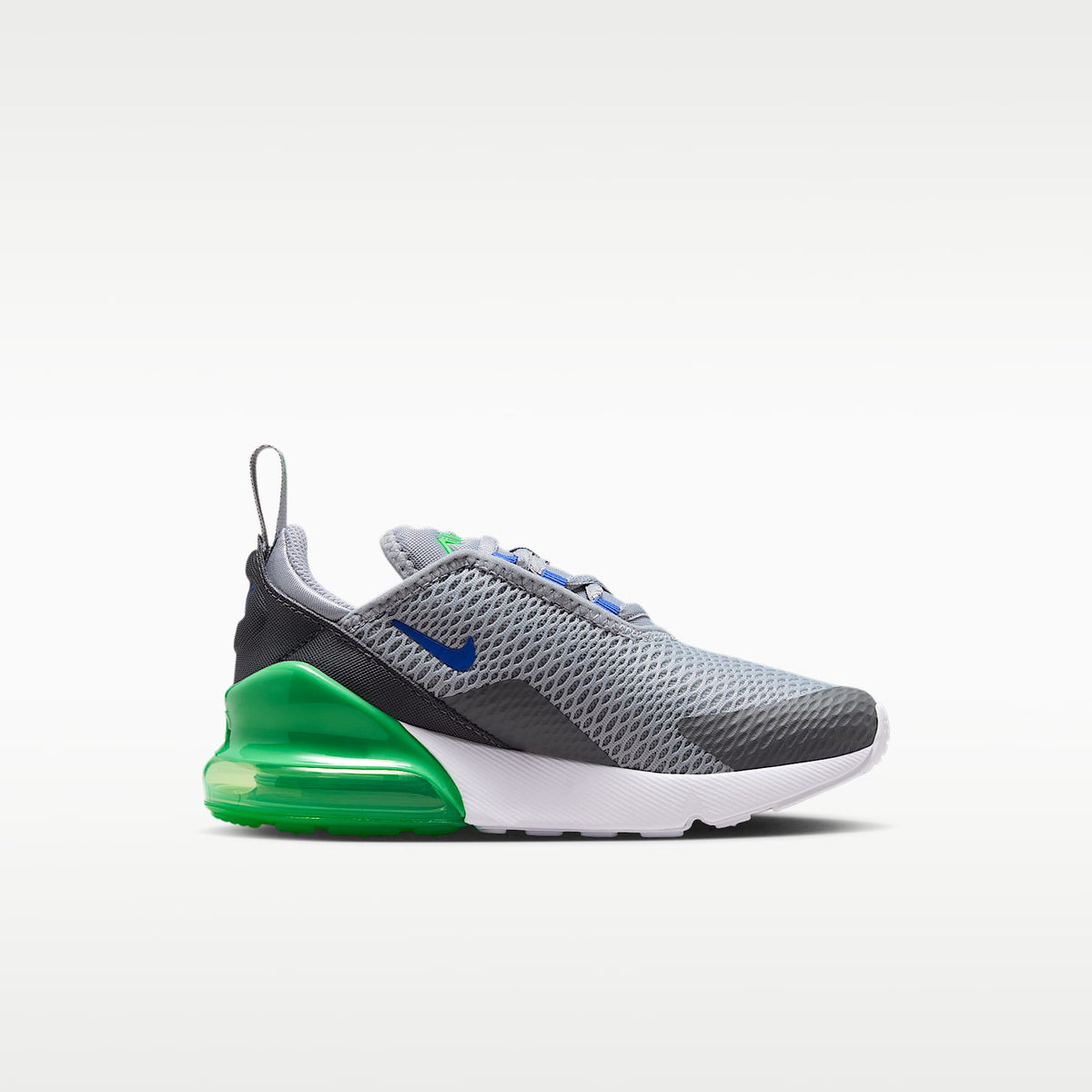 Nike Air Max 270 – Gris lobo/Gris humo/Verde chispa/Azul carrera – vista 3