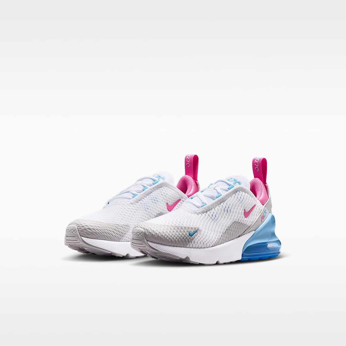 Nike Air Max 270 – Blanco/Azul fútbol/Verde ártico/Rosa paleta – vista 5