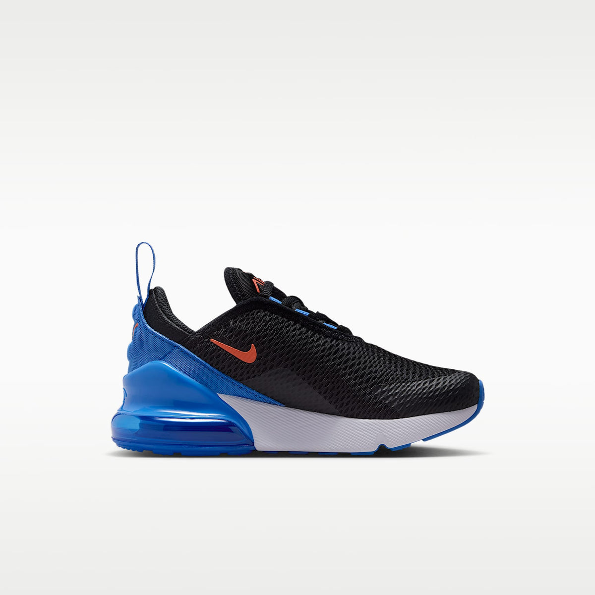 Nike Air Max 270 – Negro/Azul cristal/Blanco/Naranja césped – vista 3