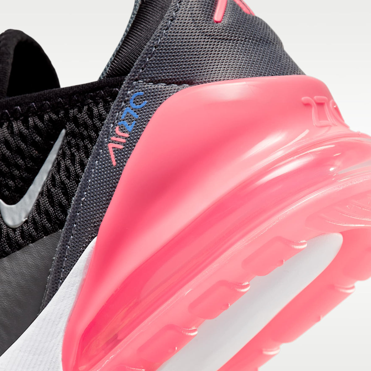Nike Air Max 270 – Negro/Gris humo/Puesta de sol pulso/Plata metalizado – vista 8