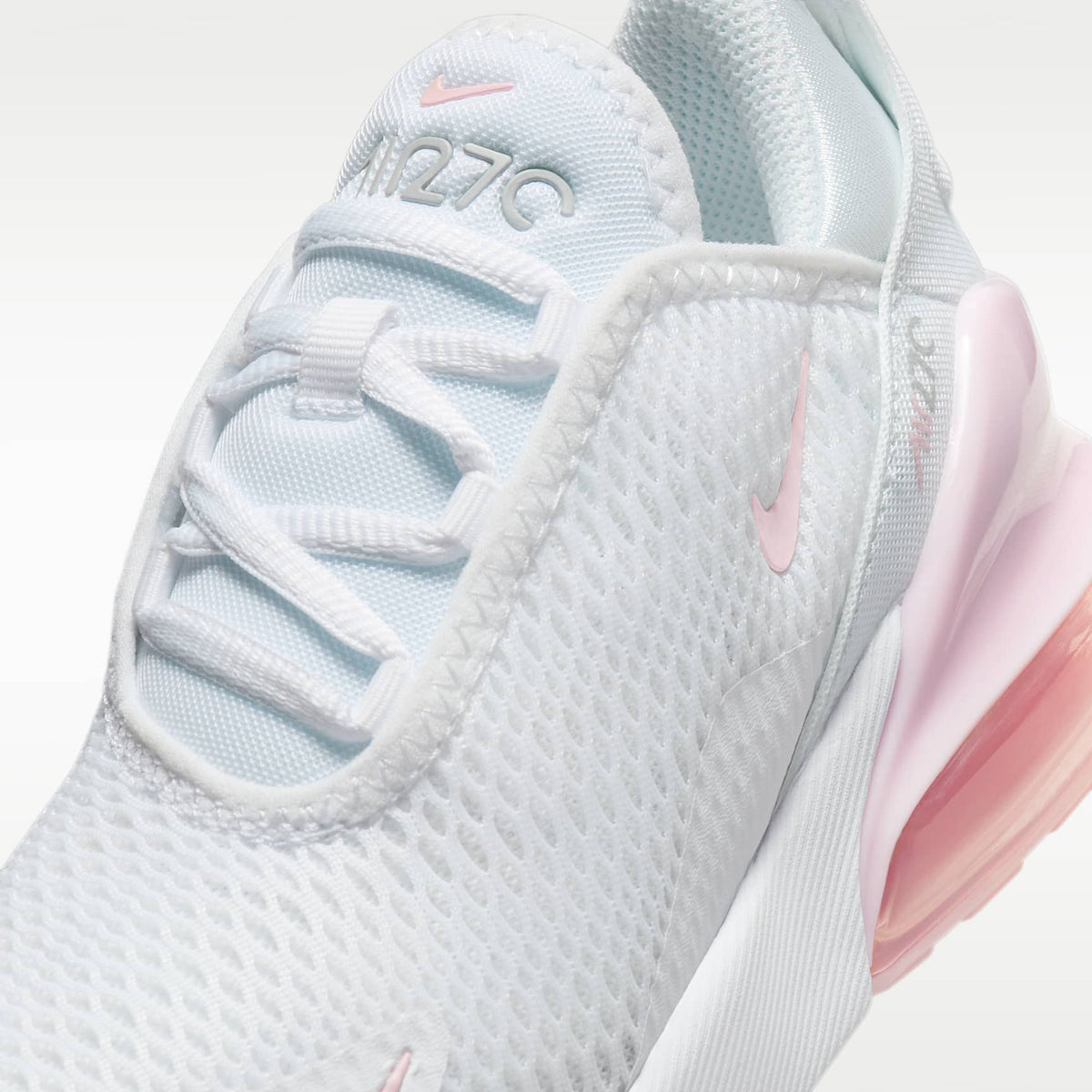 Nike Air Max 270 – Blanco/Gris humo claro/Espuma rosa – vista 7