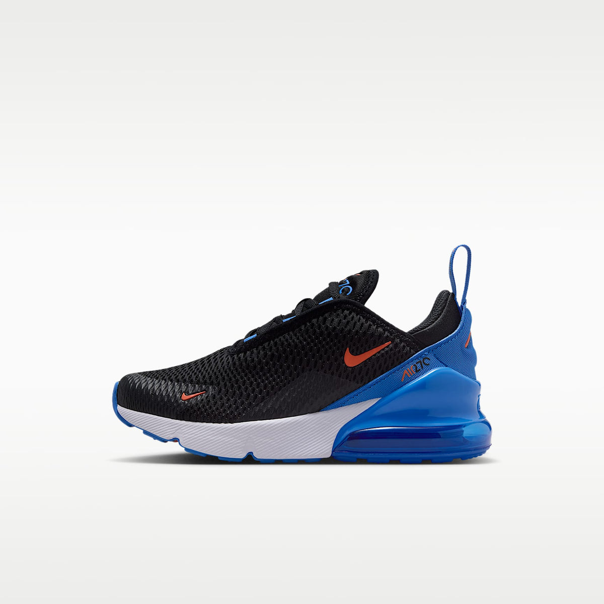 Nike Air Max 270 – Negro/Azul cristal/Blanco/Naranja césped – vista 1