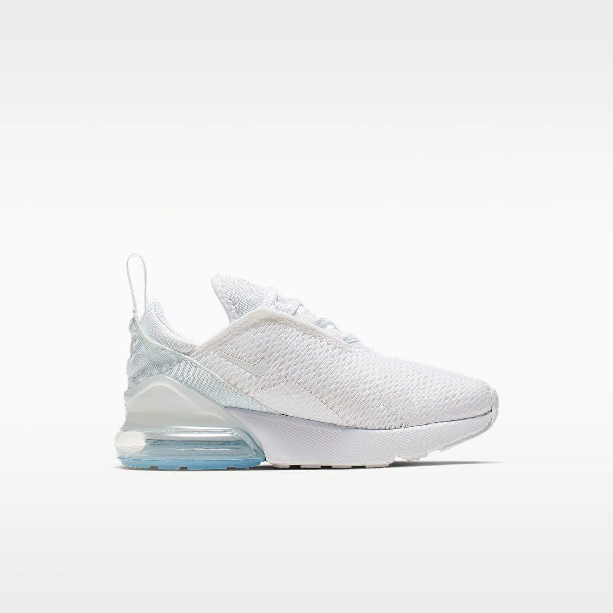 Nike Air Max 270 – Blanco/Plata metalizado/Blanco – vista 3