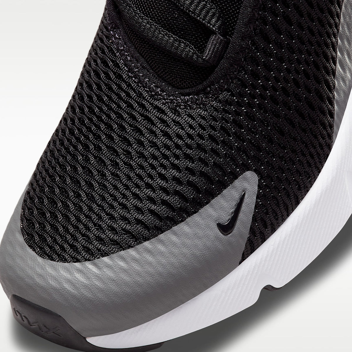 Nike Air Max 270 – Negro/Gris humo/Puesta de sol pulso/Plata metalizado – vista 7