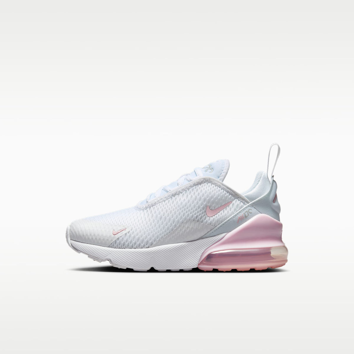 Nike Air Max 270 – Blanco/Gris humo claro/Espuma rosa – vista 1