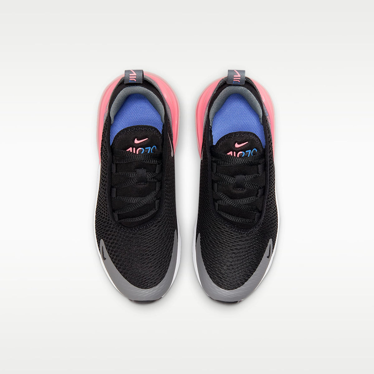 Nike Air Max 270 – Negro/Gris humo/Puesta de sol pulso/Plata metalizado – vista 4
