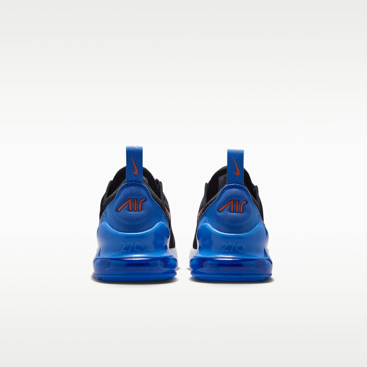 Nike Air Max 270 – Negro/Azul cristal/Blanco/Naranja césped – vista 6
