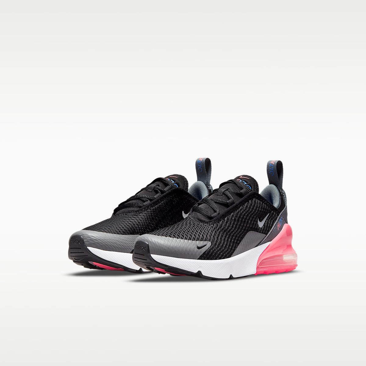 Nike Air Max 270 – Negro/Gris humo/Puesta de sol pulso/Plata metalizado – vista 5