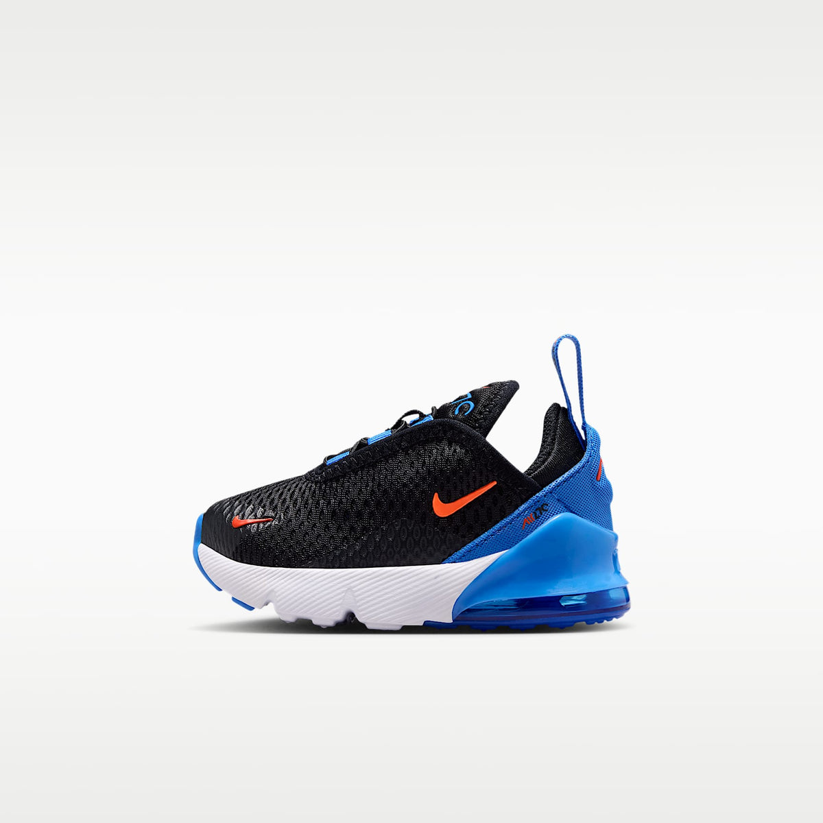 Nike Air Max 270 – Negro/Azul cristal/Blanco/Naranja césped – vista 1