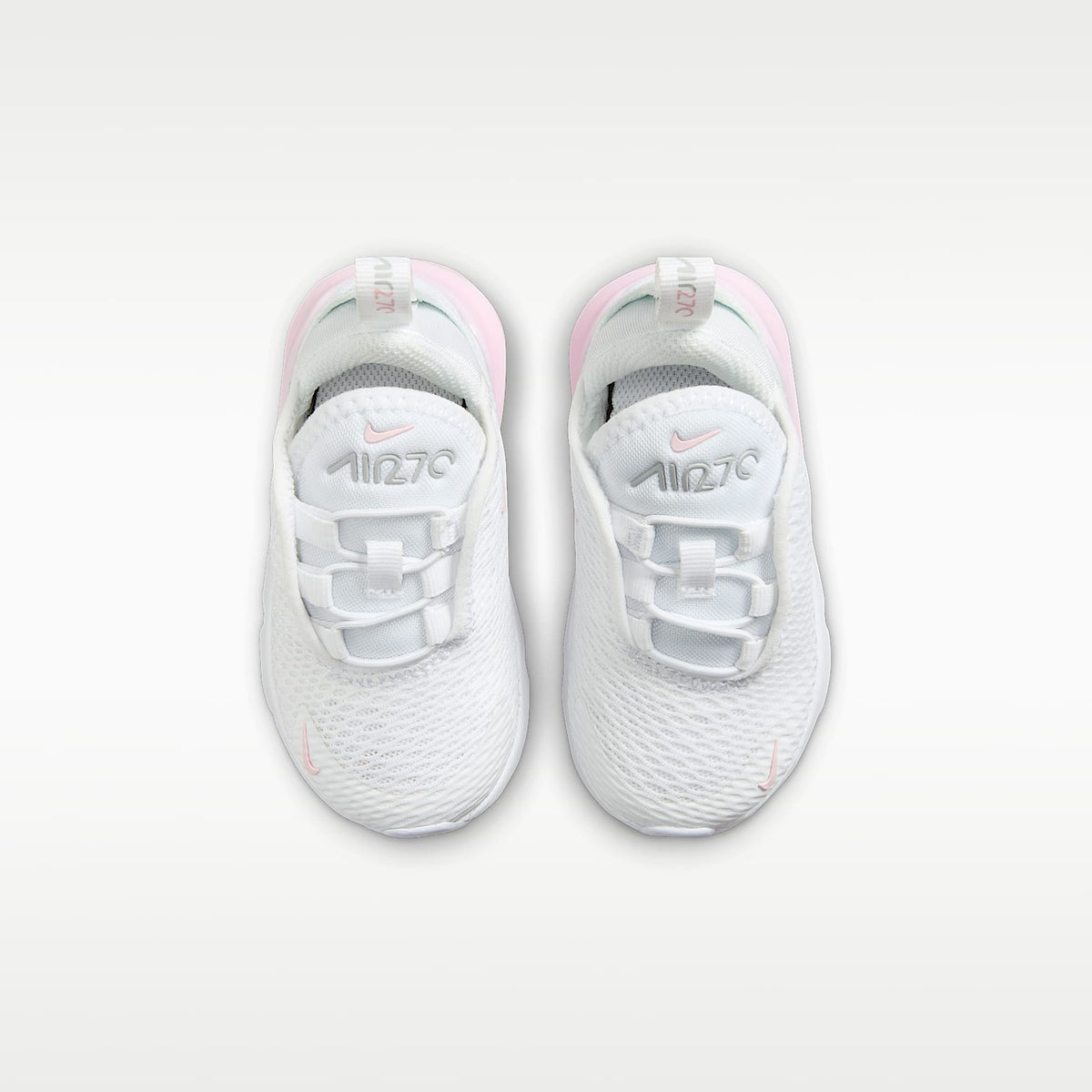 Nike Air Max 270 – Blanco/Gris humo claro/Espuma rosa – vista 4