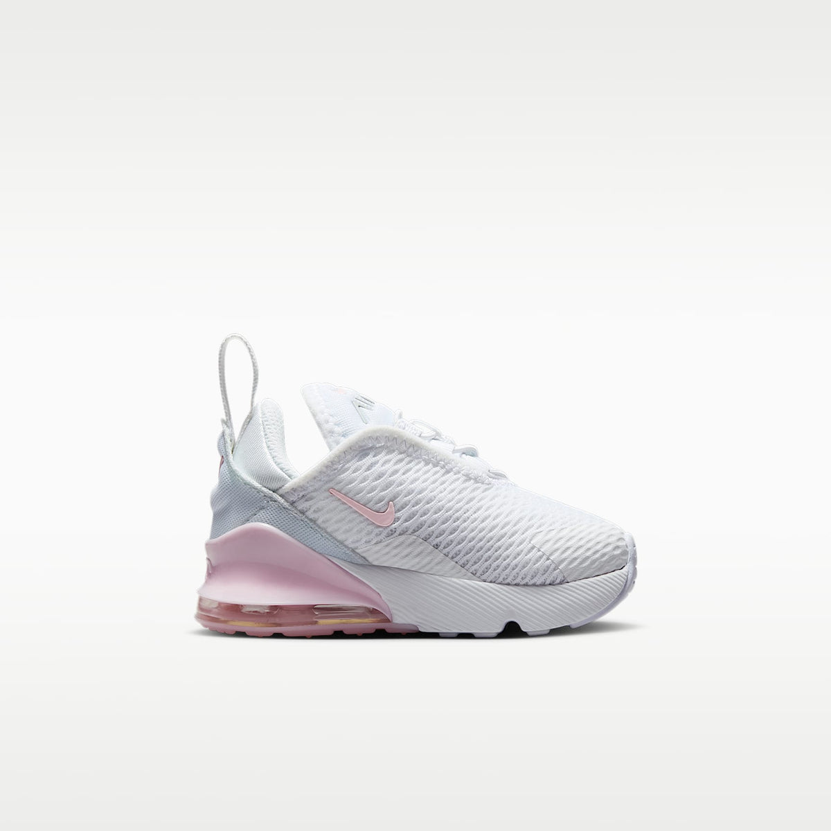 Nike Air Max 270 – Blanco/Gris humo claro/Espuma rosa – vista 3