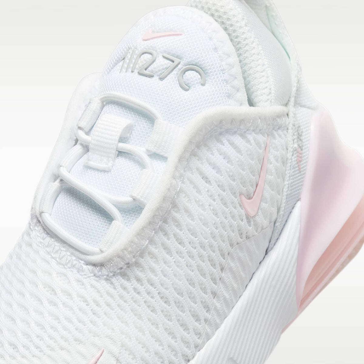 Nike Air Max 270 – Blanco/Gris humo claro/Espuma rosa – vista 7