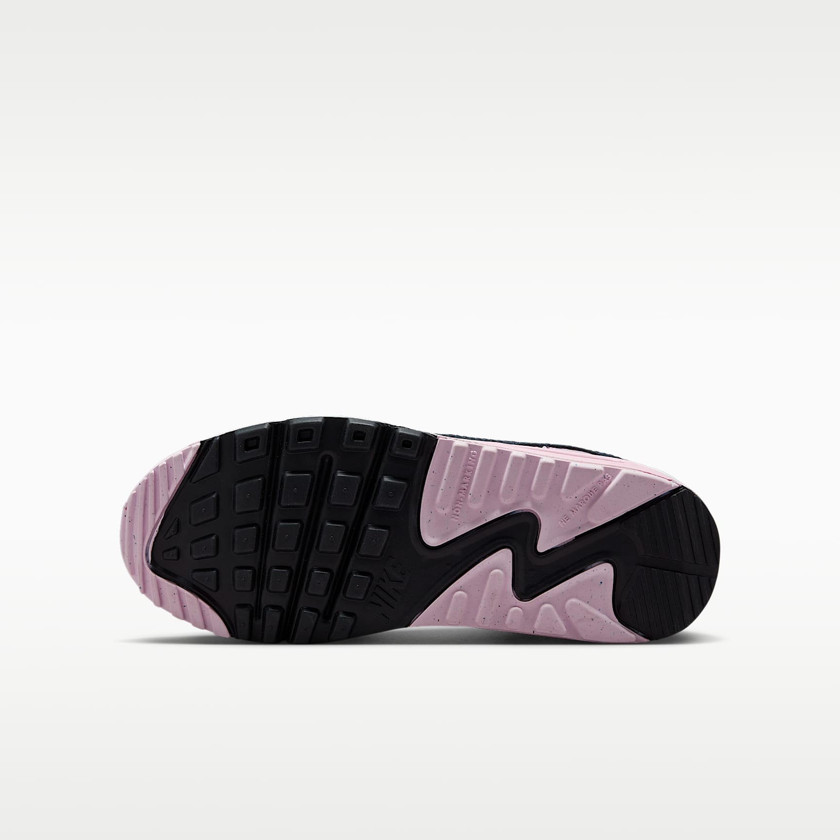 Nike Air Max 90 LTR – Blanco/Espuma rosa/Azul marino militar/Gris lobo – vista 2