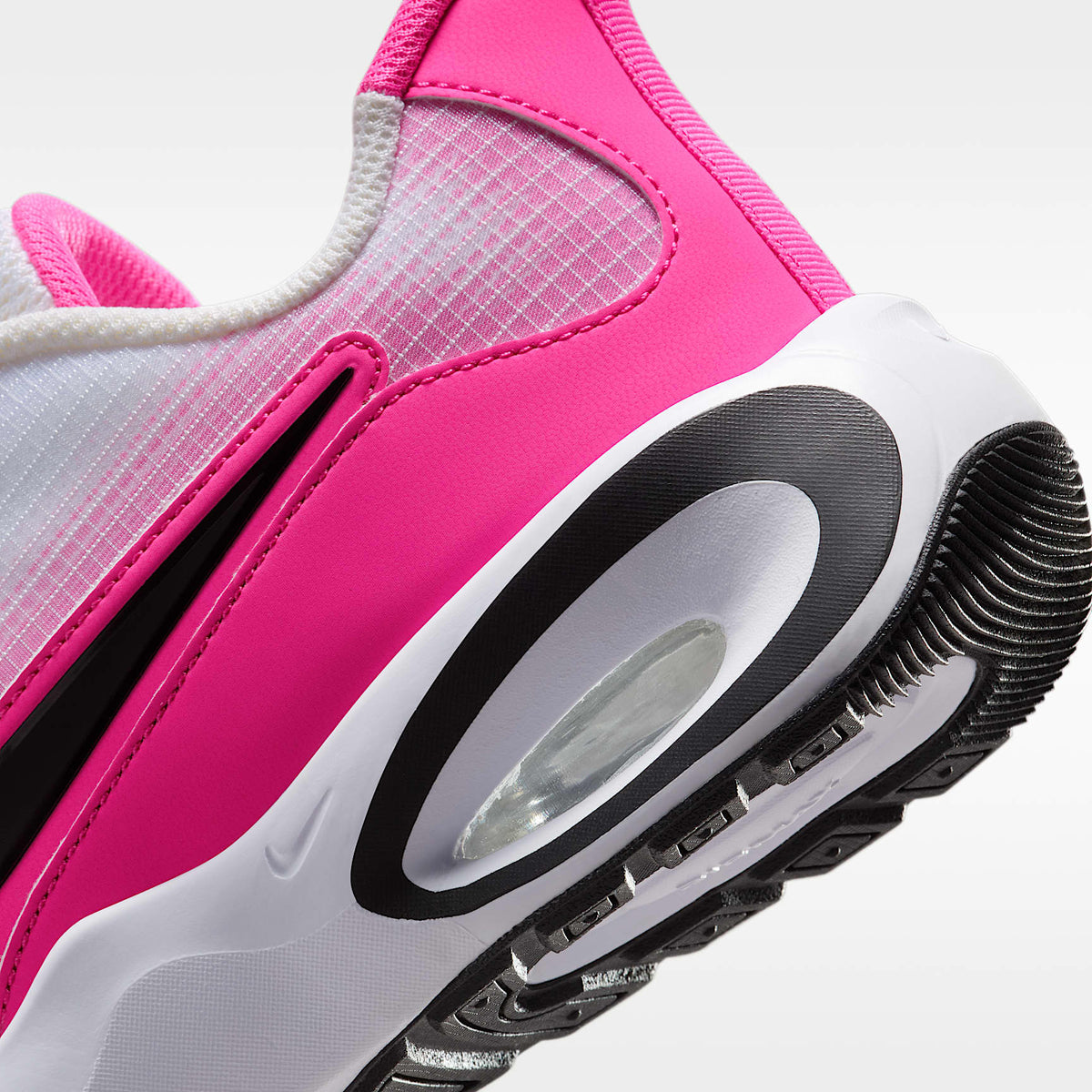 Nike Air Max Nova – Blanco/Fucsia láser/Negro – vista 8