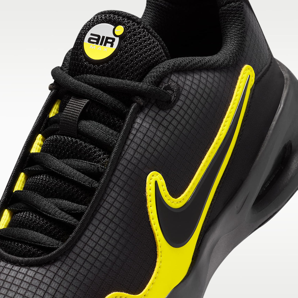 Nike Air Max Nova – Negro/Amarillo sónico/Negro – vista 7