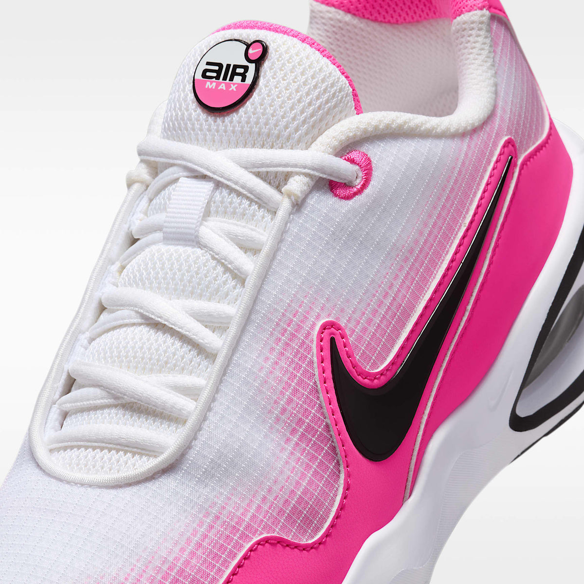 Nike Air Max Nova – Blanco/Fucsia láser/Negro – vista 7