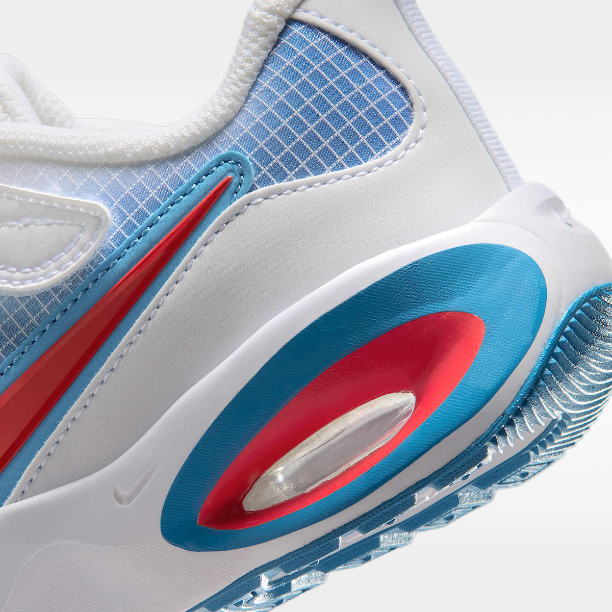 Nike Air Max Nova – Blanco/Azul aurora/Azul fútbol/Rojo fusión – vista 8