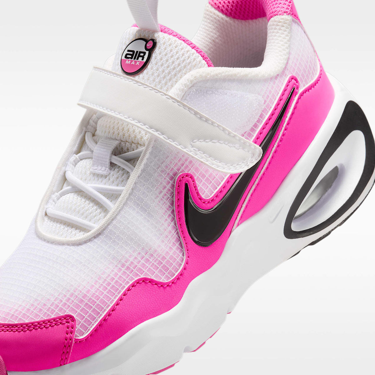 Nike Air Max Nova – Blanco/Fucsia láser/Negro – vista 7