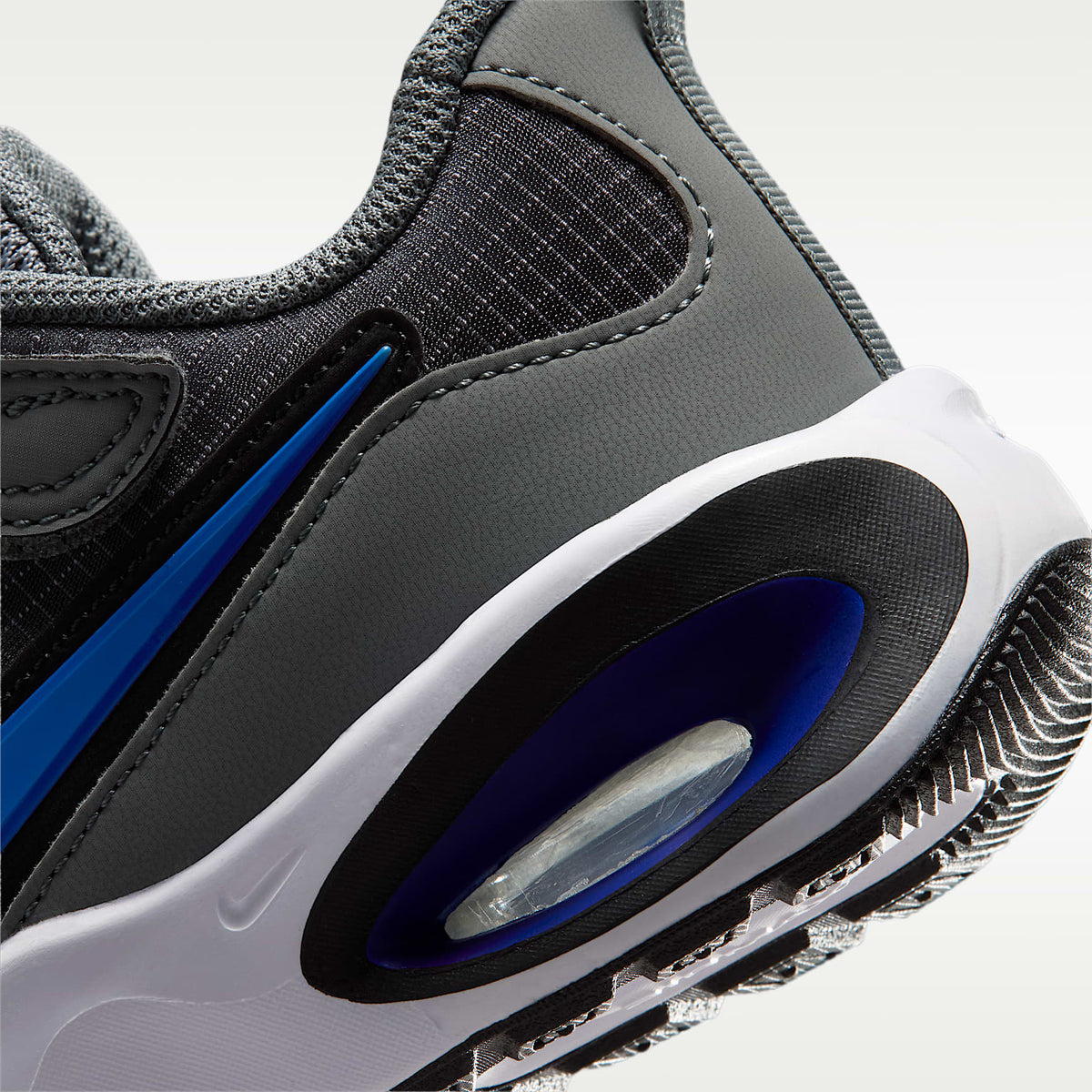 Nike Air Max Nova – Gris humo/Negro/Blanco/Azul carrera – vista 8