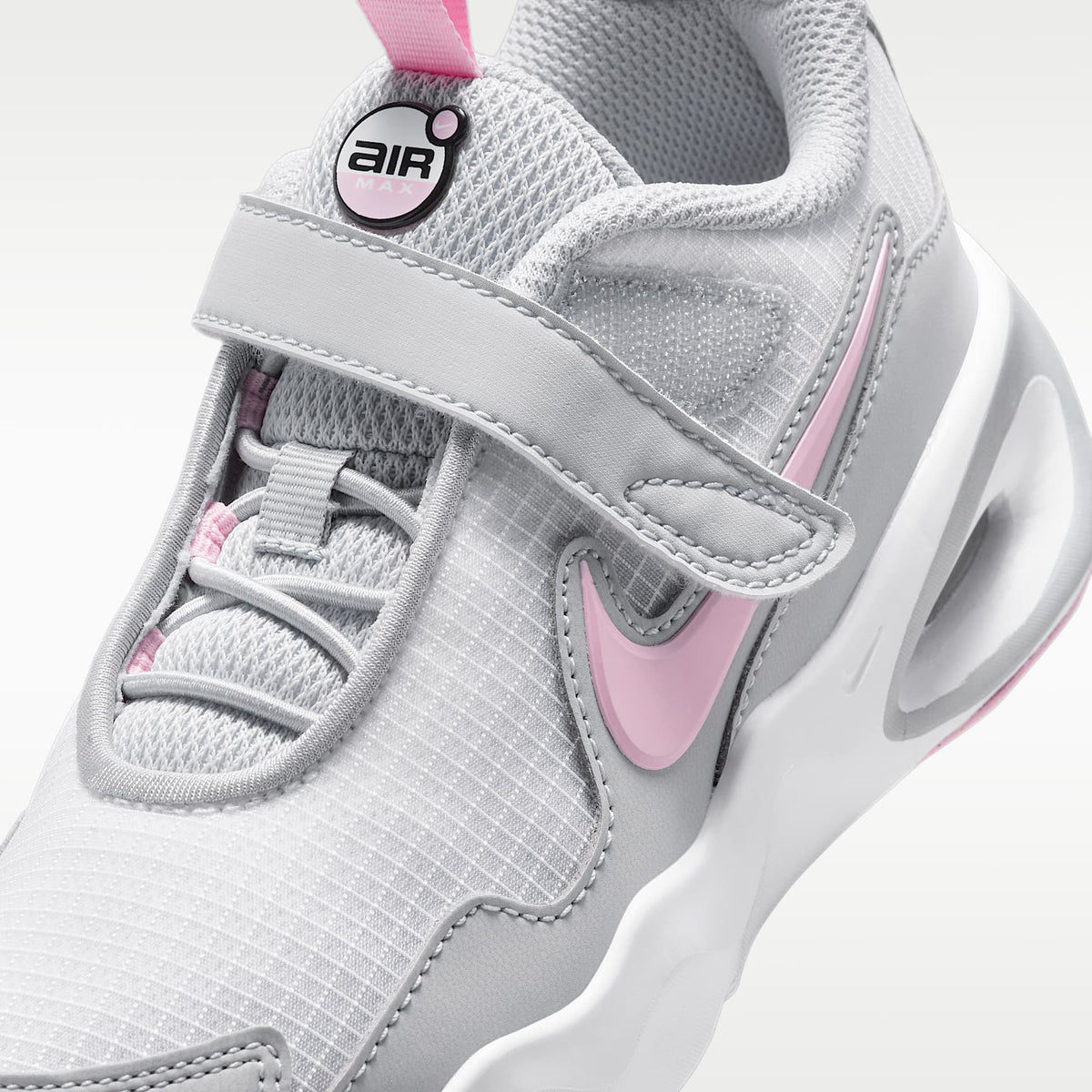 Nike Air Max Nova – Blanco/Gris lobo/Rosa perla/Rosa suave medio – vista 7