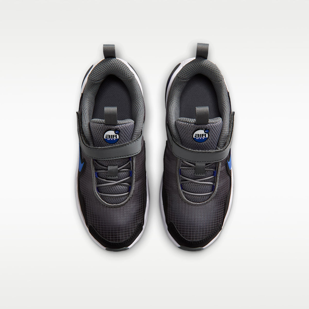 Nike Air Max Nova – Gris humo/Negro/Blanco/Azul carrera – vista 4