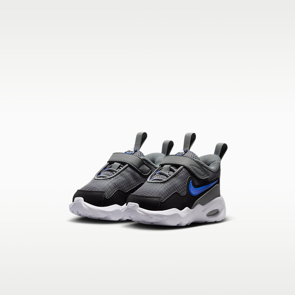 Nike Air Max Nova – Gris humo/Negro/Blanco/Azul carrera – vista 5