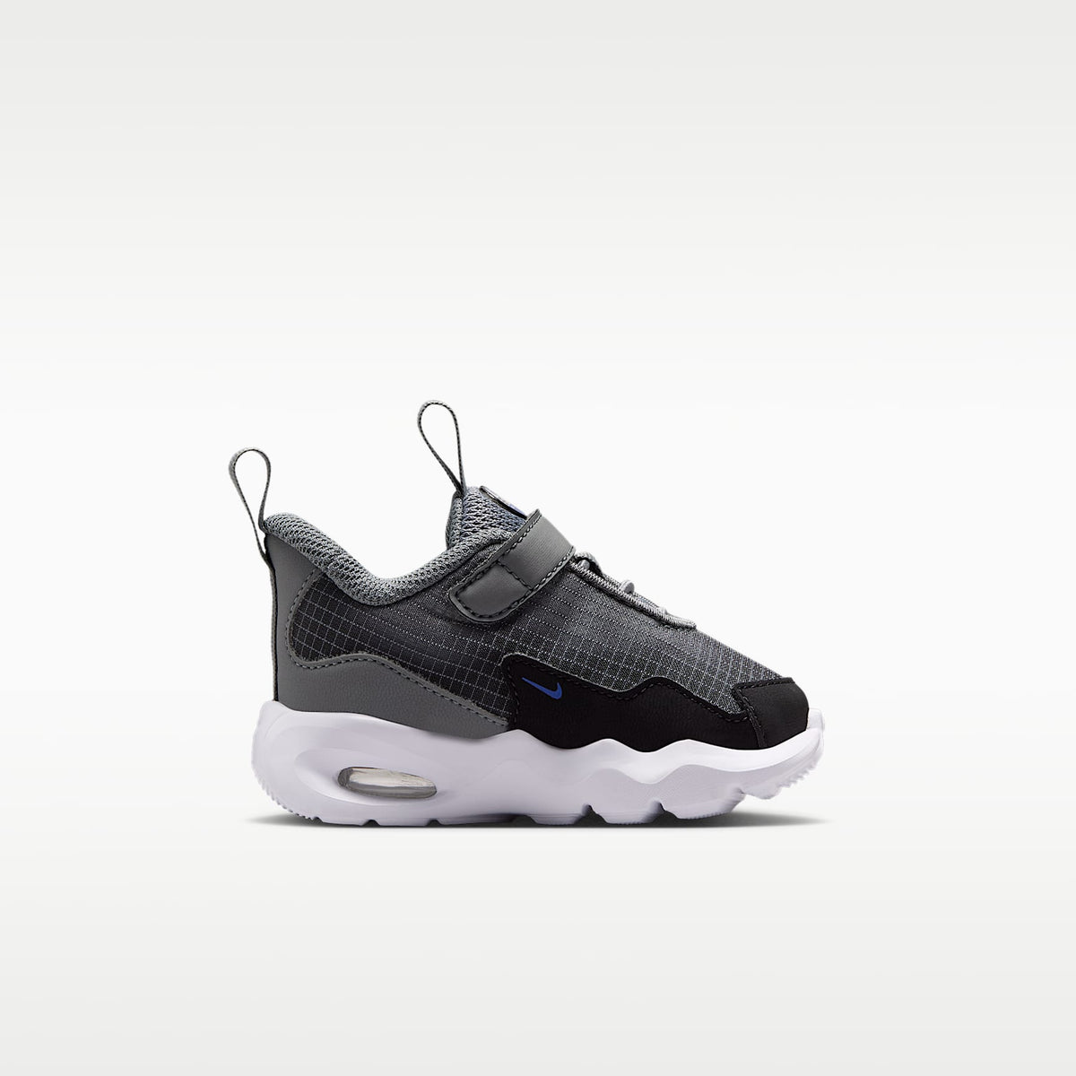 Nike Air Max Nova – Gris humo/Negro/Blanco/Azul carrera – vista 3