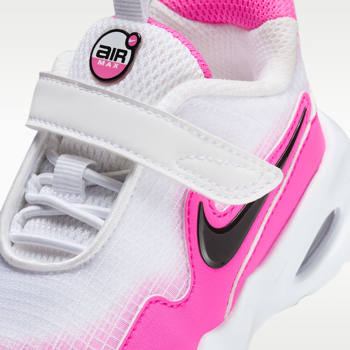 Nike Air Max Nova – Blanco/Fucsia láser/Negro – vista 7