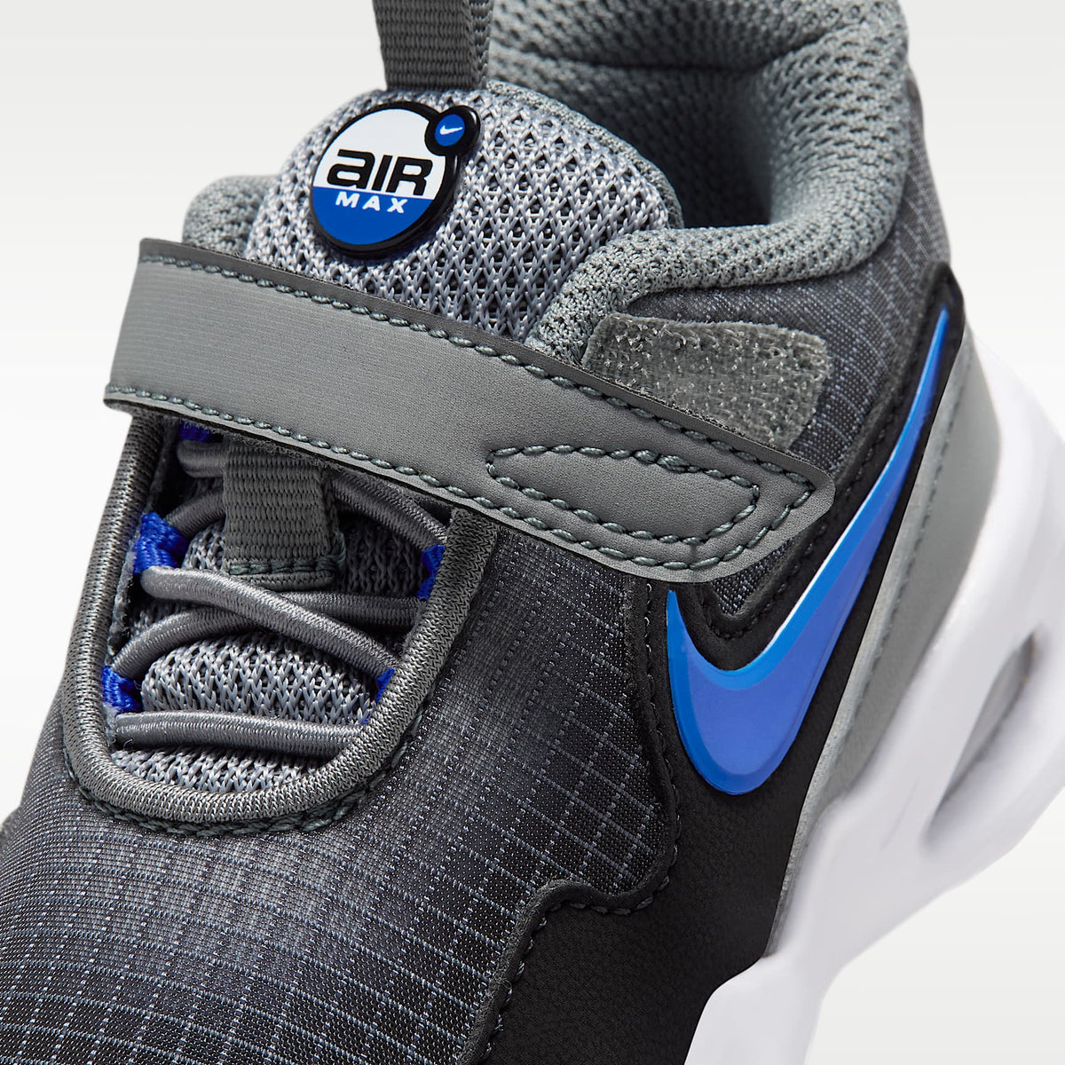 Nike Air Max Nova – Gris humo/Negro/Blanco/Azul carrera – vista 7
