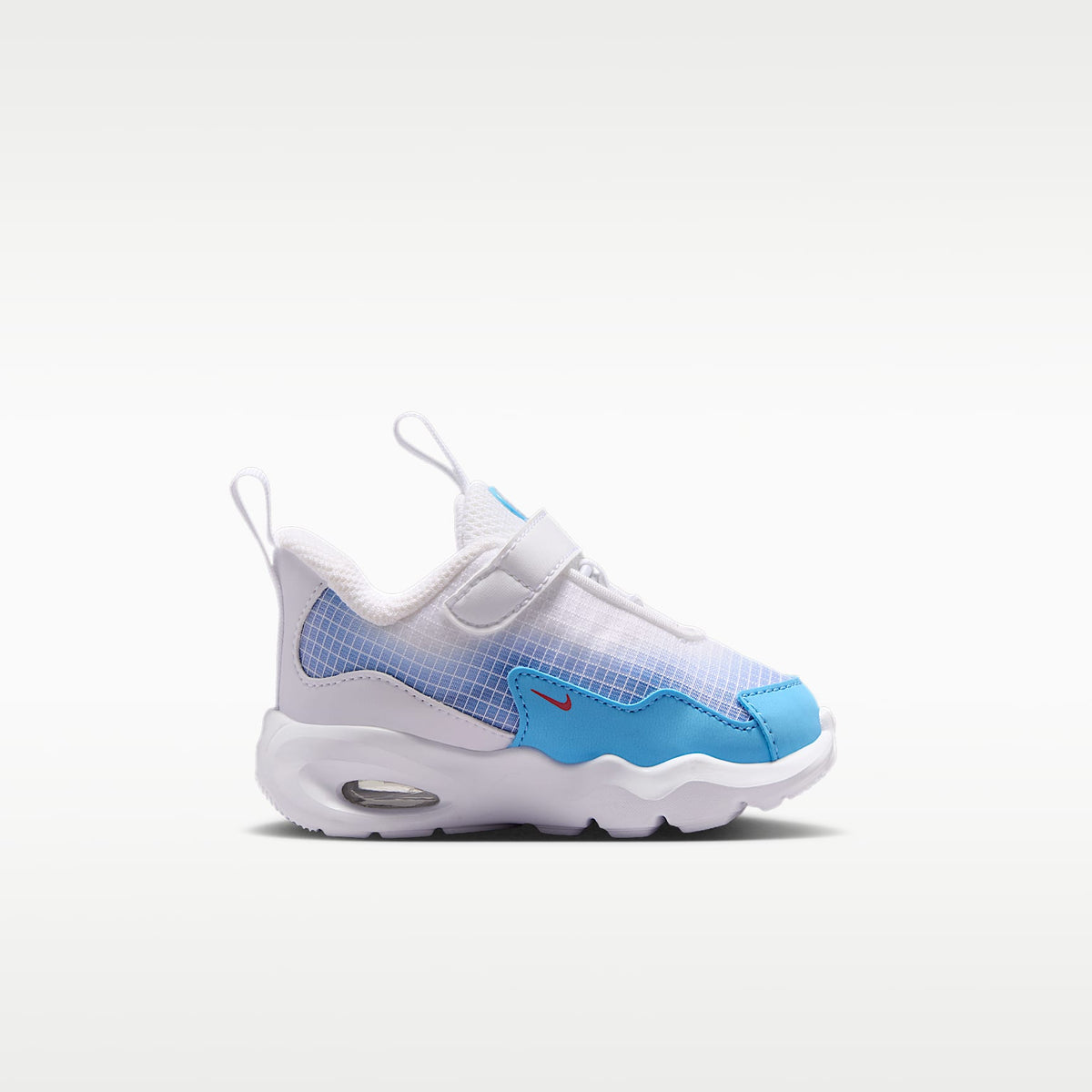 Nike Air Max Nova – Blanco/Azul aurora/Azul fútbol/Rojo fusión – vista 3