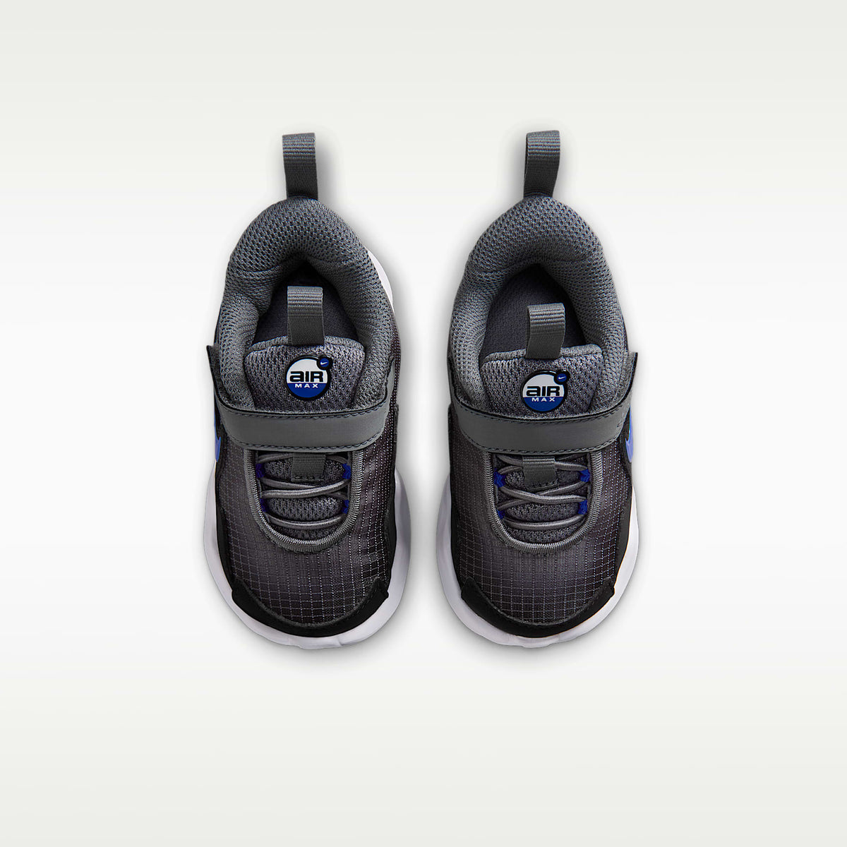 Nike Air Max Nova – Gris humo/Negro/Blanco/Azul carrera – vista 4