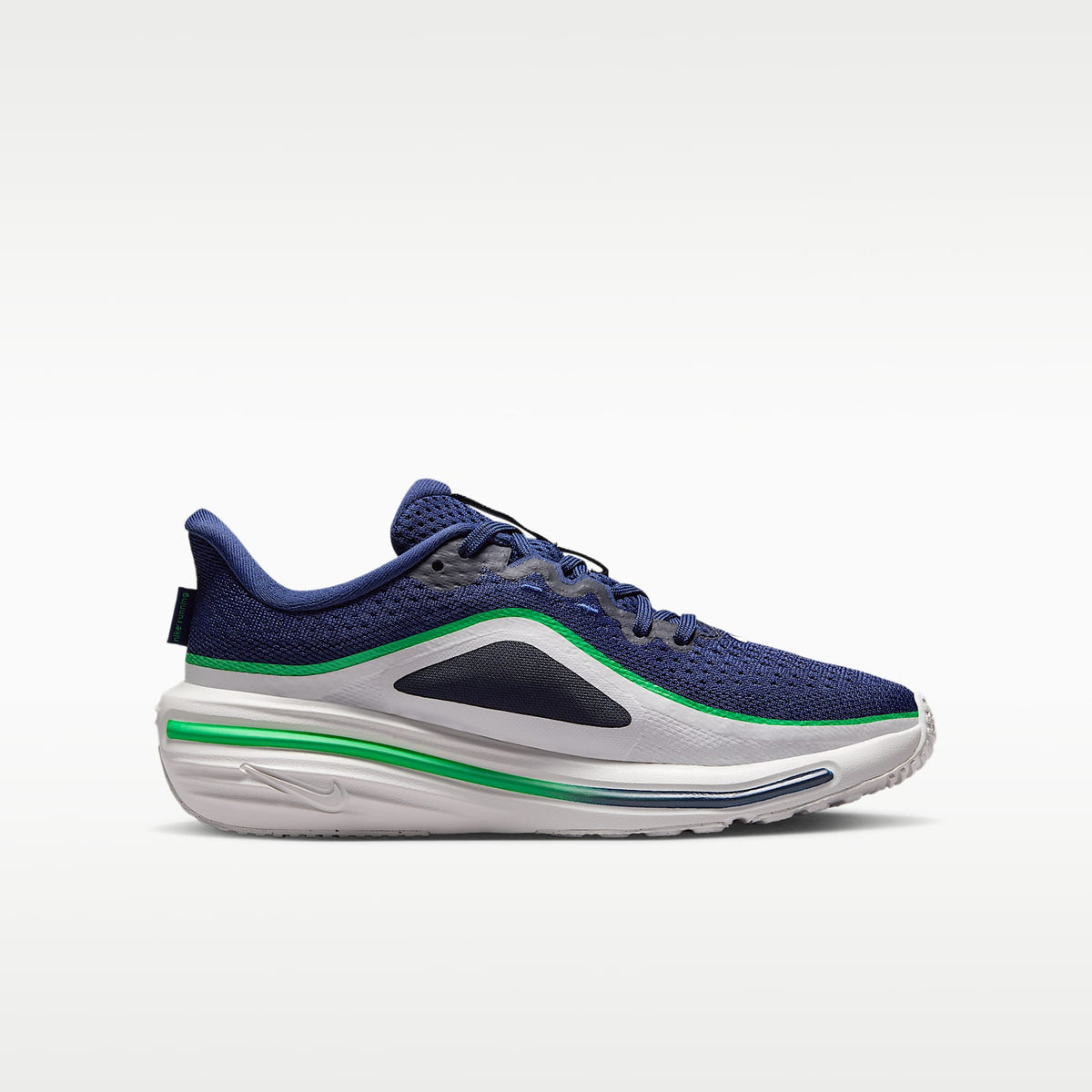 Nike Winflo 12 – Azul marino medianoche/Verde chispa/Blanco cumbre – vista 3